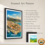 Marmaris - Turkey - Vintage Travel Wall Art Poster Print