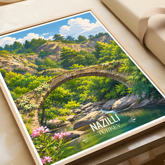 Nazilli - Turkey - Vintage Travel Wall Art Poster Print - Art Print - Travel Art Poster