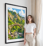 Nazilli - Turkey - Vintage Travel Wall Art Poster Print
