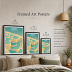 Pamukkale - Turkey - Vintage Travel Wall Art Poster Print