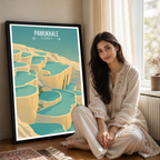 Pamukkale - Turkey - Vintage Travel Wall Art Poster Print