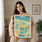 Pamukkale - Turkey - Vintage Travel Wall Art Poster Print