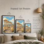 Pergamon - Turkey - Vintage Travel Wall Art Poster Print