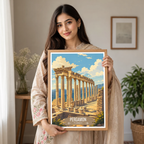 Pergamon - Turkey - Vintage Travel Wall Art Poster Print