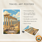 Pergamon - Turkey - Vintage Travel Wall Art Poster Print
