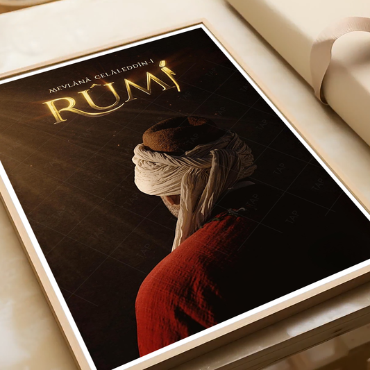 Mevlana Rumi - Turkey - Vintage Travel Wall Art Poster Print - Art Print - Travel Art Poster