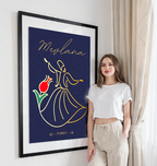 Rumi - Turkey - Vintage Travel Wall Art Poster Print