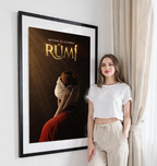 Mevlana Rumi - Turkey - Vintage Travel Wall Art Poster Print