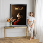 Mevlana Rumi - Turkey - Vintage Travel Wall Art Poster Print