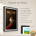 Mevlana Rumi - Turkey - Vintage Travel Wall Art Poster Print