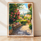 Sirince - Turkey - Vintage Travel Wall Art Poster Print