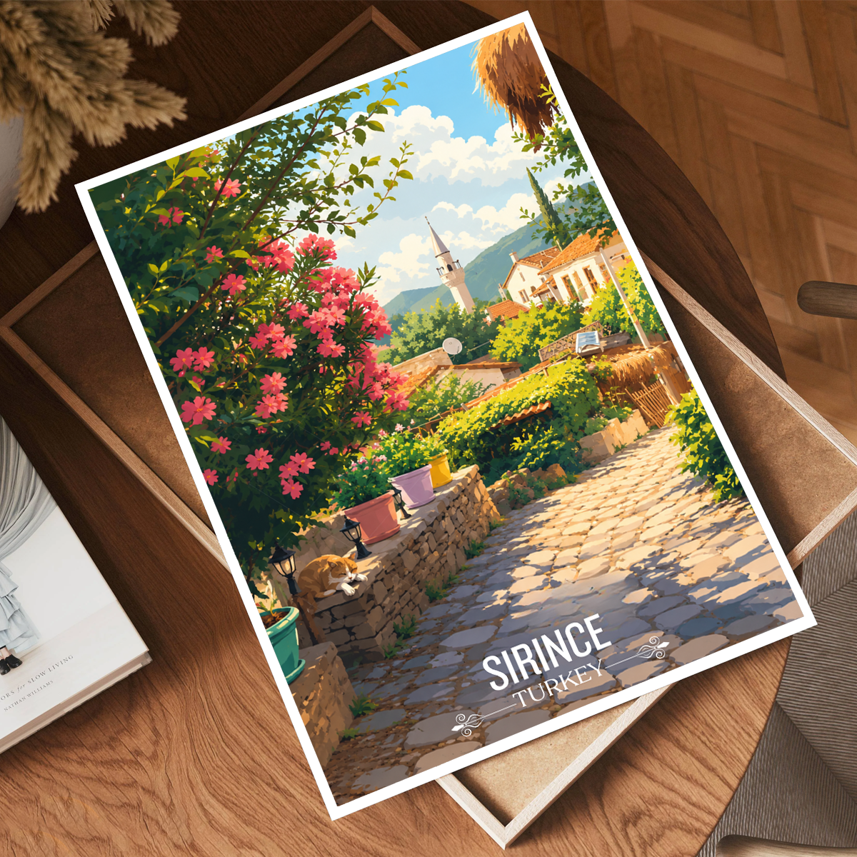 Sirince - Turkey - Vintage Travel Wall Art Poster Print