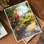 Sirince - Turkey - Vintage Travel Wall Art Poster Print