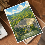 Termessos - Turkey - Vintage Travel Wall Art Poster Print