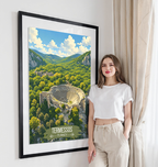 Termessos - Turkey - Vintage Travel Wall Art Poster Print