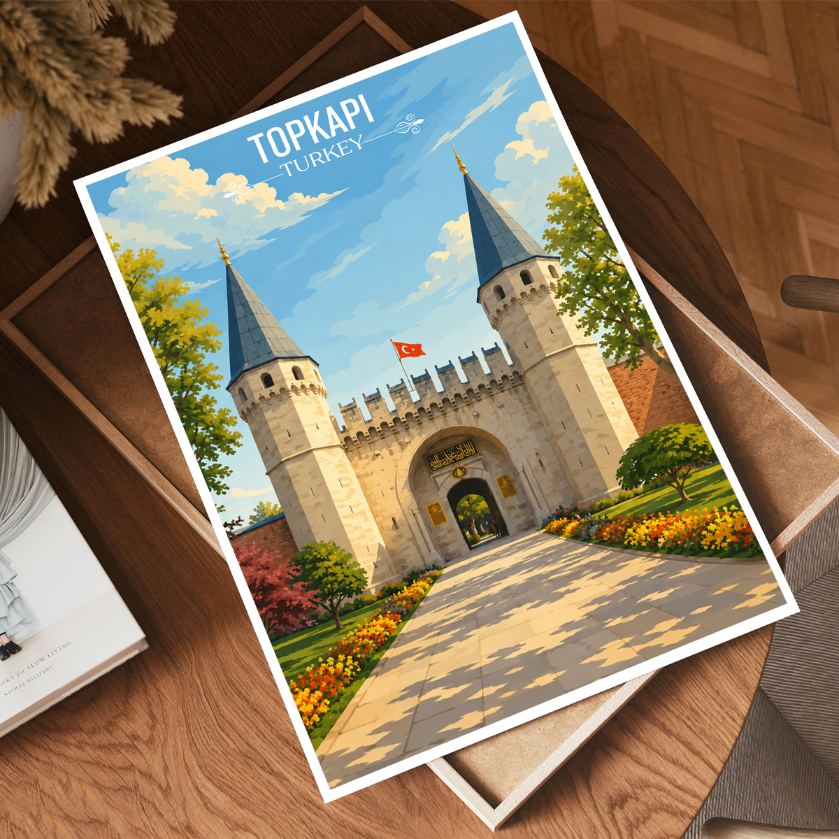 Topkapi - Turkey - Vintage Travel Wall Art Poster Print