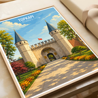 Topkapi - Turkey - Vintage Travel Wall Art Poster Print