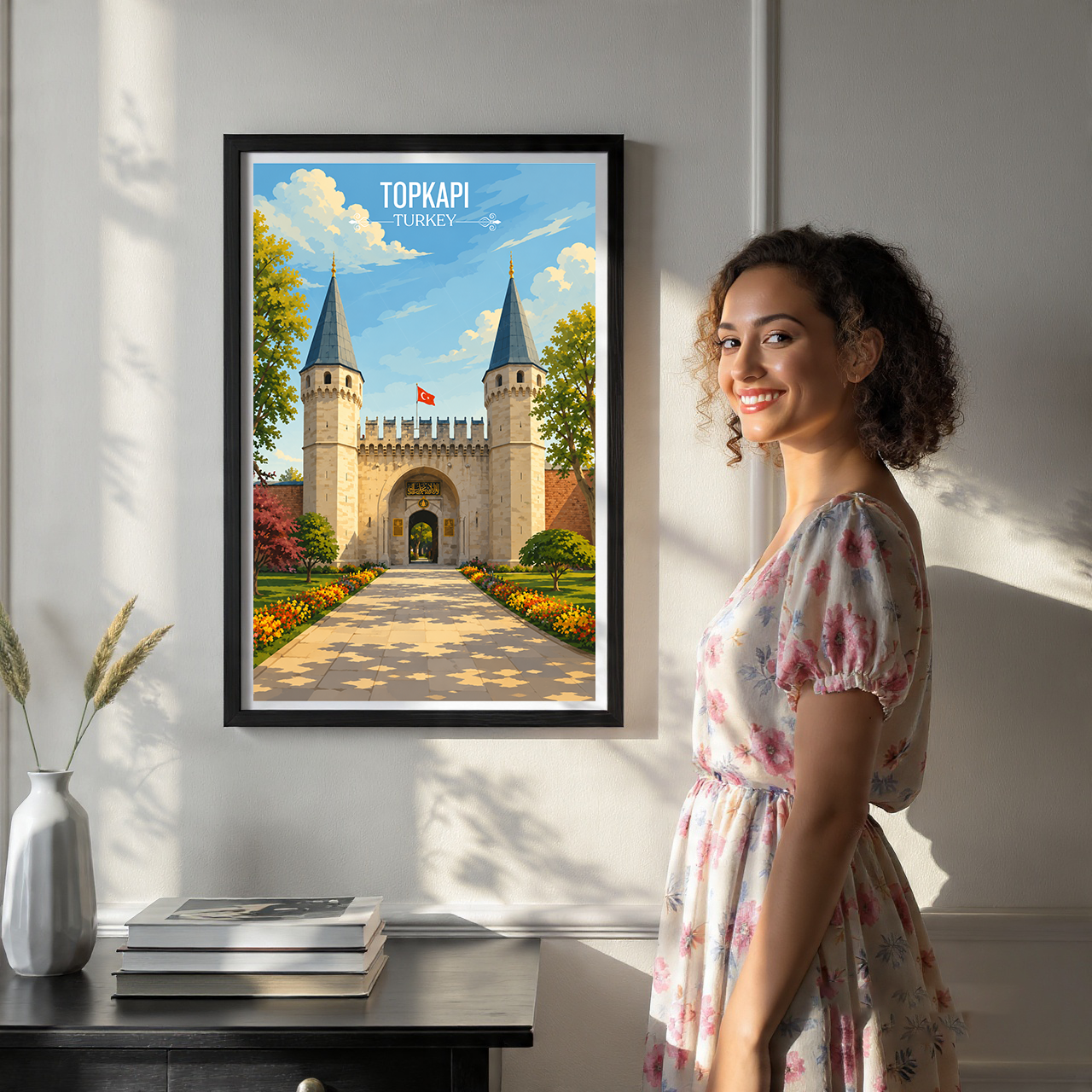 Topkapi - Turkey - Vintage Travel Wall Art Poster Print