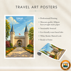 Topkapi - Turkey - Vintage Travel Wall Art Poster Print