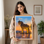 Troy - Turkey - Vintage Travel Wall Art Poster Print