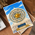 Ashgabat - Turkmenistan - Travel Poster Vintage Style Wall Art Print