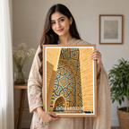 Askhab Masusoleum - Turkmenistan - Travel Poster Vintage Style Wall Art Print