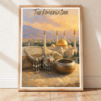 Turkmenistan - Travel Poster Vintage Style Wall Art Print