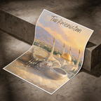 Turkmenistan - Travel Poster Vintage Style Wall Art Print