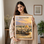 Turkmenistan - Travel Poster Vintage Style Wall Art Print