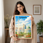 Turkmenistan - Travel Poster Vintage Style Wall Art Print