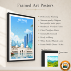 Abu Dhabi - UAE - Travel Art Print Wall Deco Poster