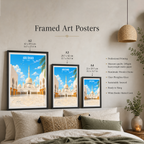 Abu Dhabi - UAE - Travel Art Print Wall Deco Poster