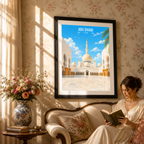 Abu Dhabi - UAE - Travel Art Print Wall Deco Poster