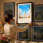 Abu Dhabi - UAE - Travel Art Print Wall Deco Poster