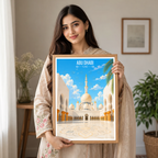 Abu Dhabi - UAE - Travel Art Print Wall Deco Poster