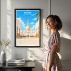 Abu Dhabi - UAE - Travel Art Print Wall Deco Poster