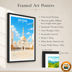 Abu Dhabi - UAE - Travel Art Print Wall Deco Poster