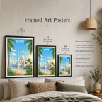 Abu Dhabi - UAE - Travel Art Print Wall Deco Poster