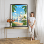 Abu Dhabi - UAE - Travel Art Print Wall Deco Poster