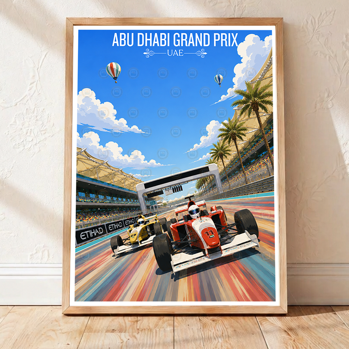 Abu Dhabi Grand Prix - UAE - Travel Art Print Wall Deco Poster