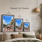 Abu Dhabi Grand Prix - UAE - Travel Art Print Wall Deco Poster