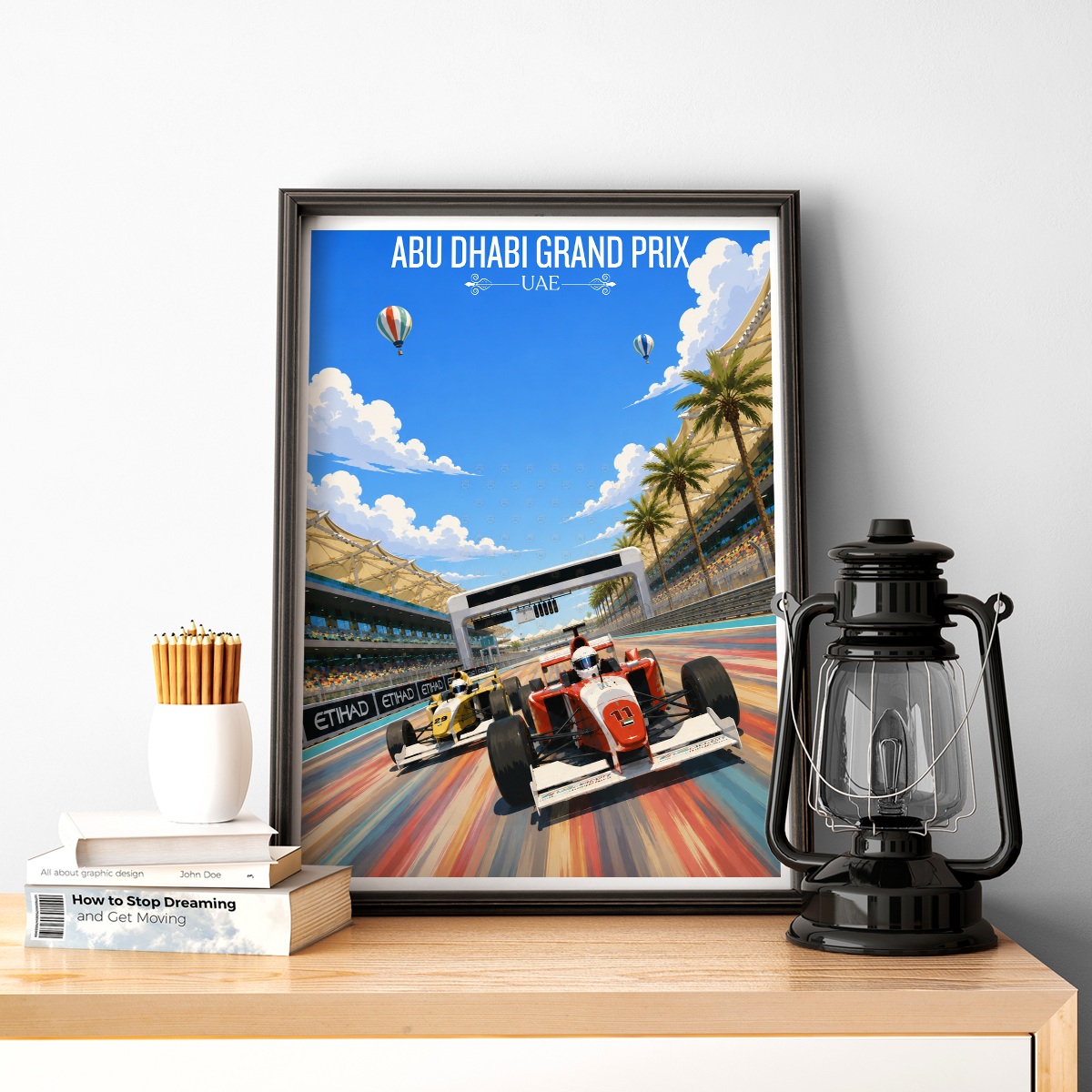 Abu Dhabi Grand Prix - UAE - Travel Art Print Wall Deco Poster