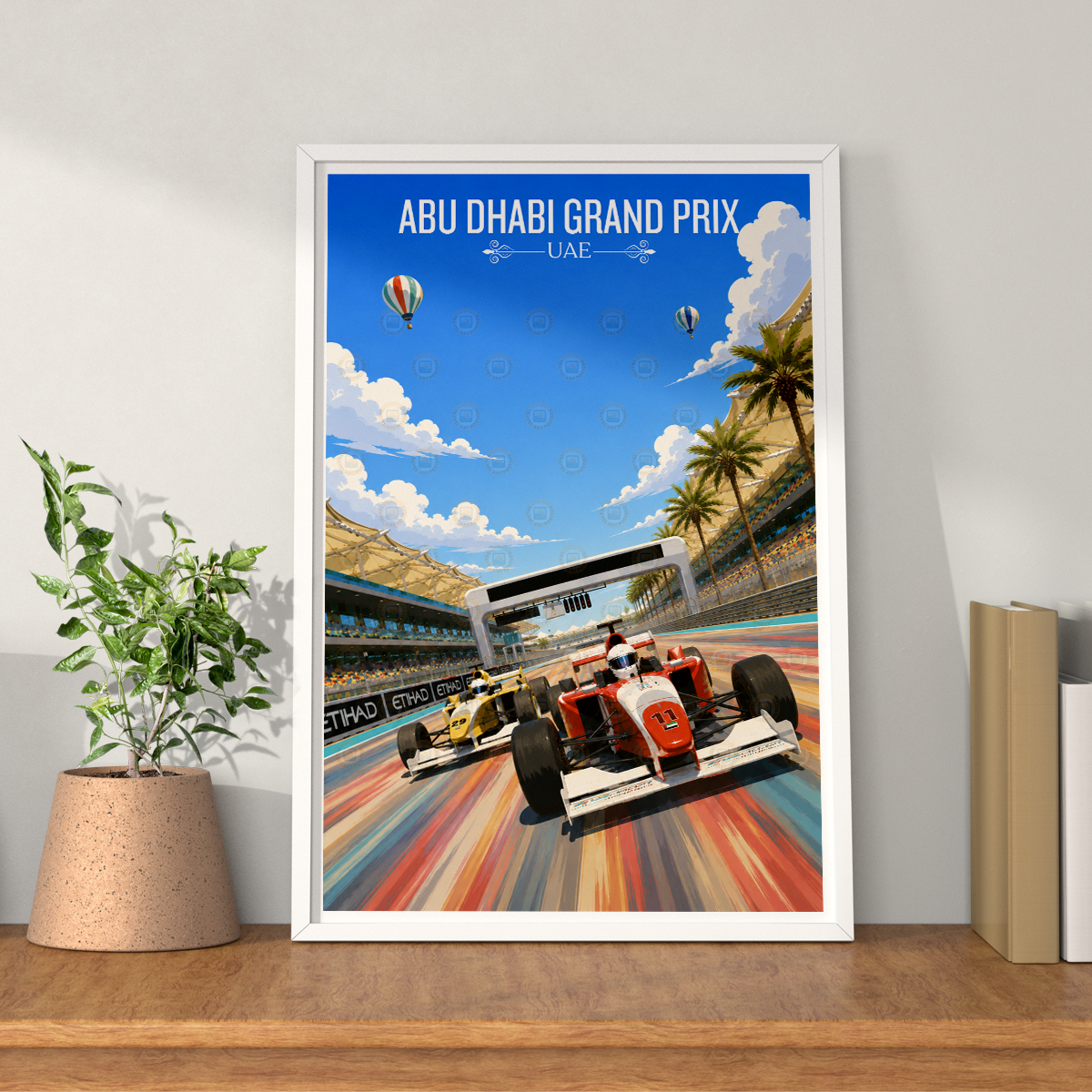Abu Dhabi Grand Prix - UAE - Travel Art Print Wall Deco Poster