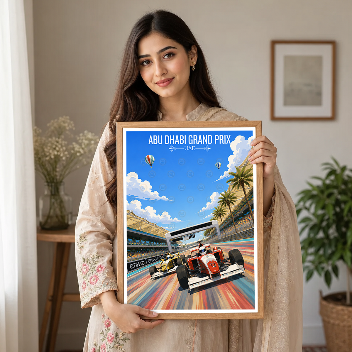 Abu Dhabi Grand Prix - UAE - Travel Art Print Wall Deco Poster
