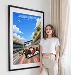 Abu Dhabi Grand Prix - UAE - Travel Art Print Wall Deco Poster