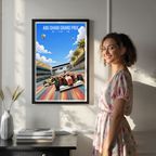 Abu Dhabi Grand Prix - UAE - Travel Art Print Wall Deco Poster