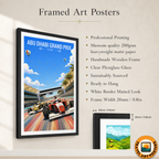 Abu Dhabi Grand Prix - UAE - Travel Art Print Wall Deco Poster