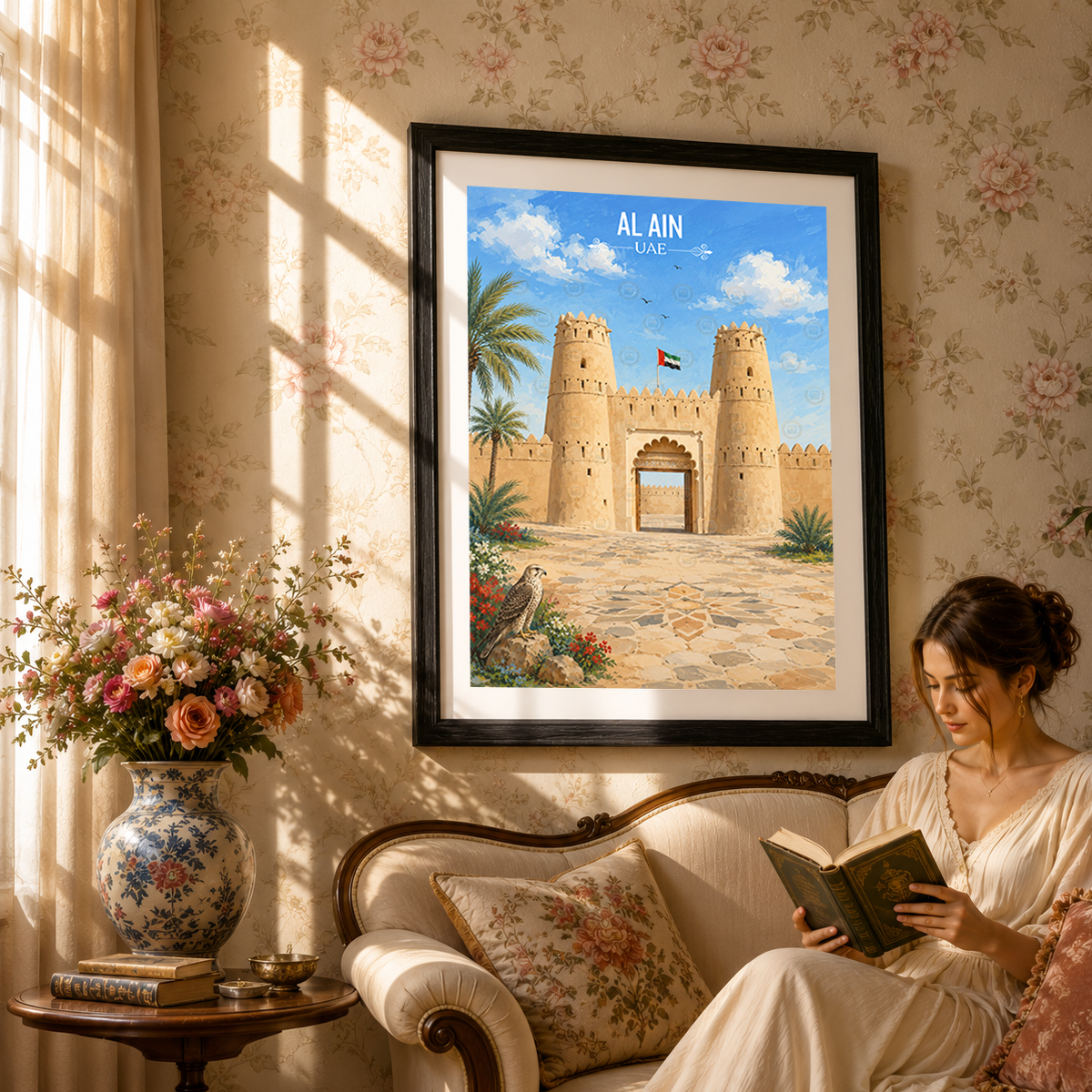 Al Ain - UAE - Travel Art Print Wall Deco Poster