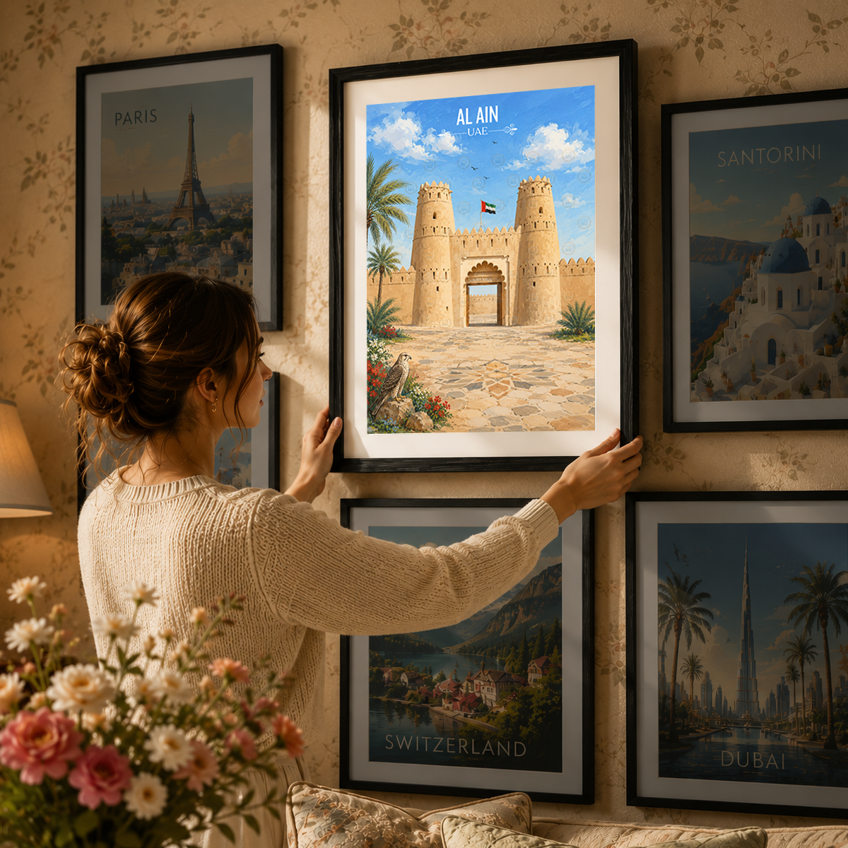 Al Ain - UAE - Travel Art Print Wall Deco Poster