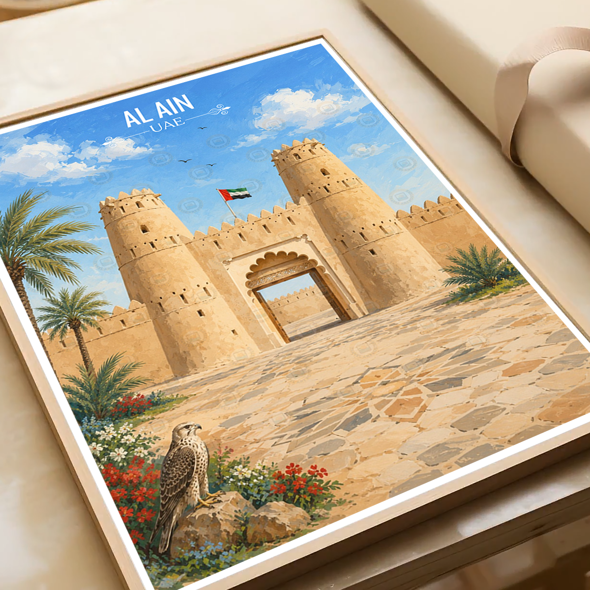 Al Ain - UAE - Travel Art Print Wall Deco Poster